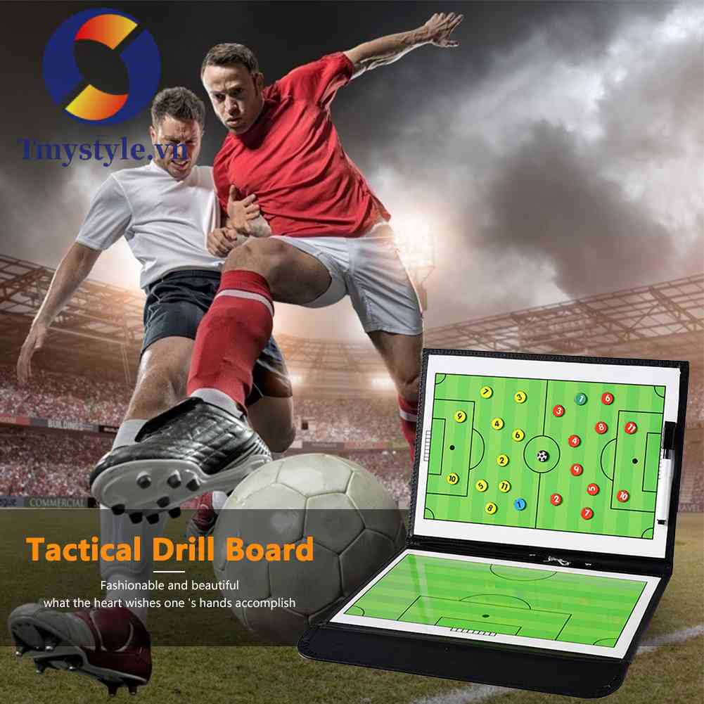 1 Bộ Bảng Nam Châm Huấn Luyện Đá Banh 53cm Có Thể Gập Lại Được