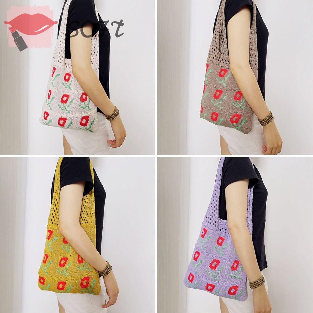 Túi Tote Dệt Kim Thủ Công Thời Trang Mùa Hè