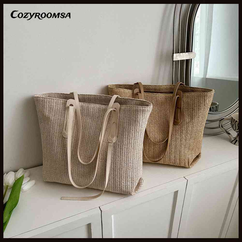 Túi Xách Đan Tay Thời Trang Đi Biển Mùa Hè