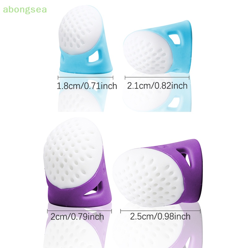 Bọc Bảo Vệ Ngón Tay Khi May Vá 2 Kích Cỡ Bằng Silicone