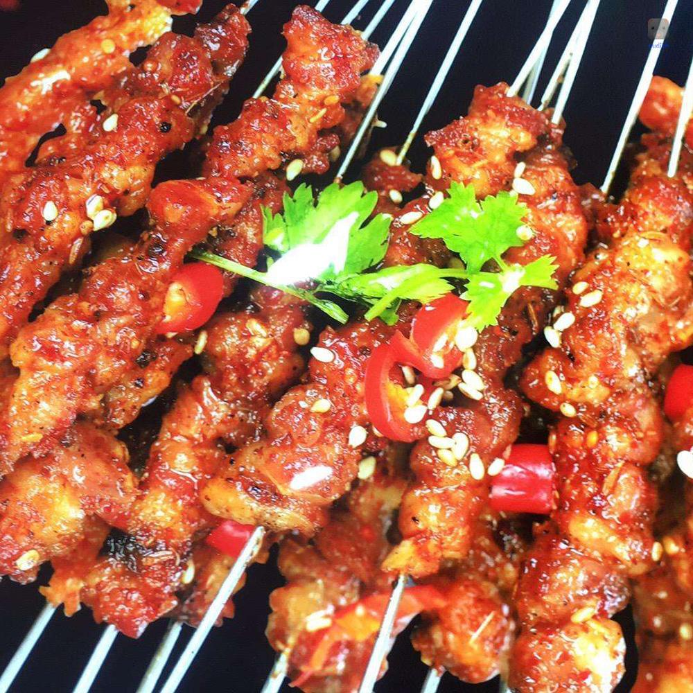 Bộ Dụng Cụ Nướng BBQ Gồm Nĩa + Xẻng + Cọ Bằng Thép Không Gỉ