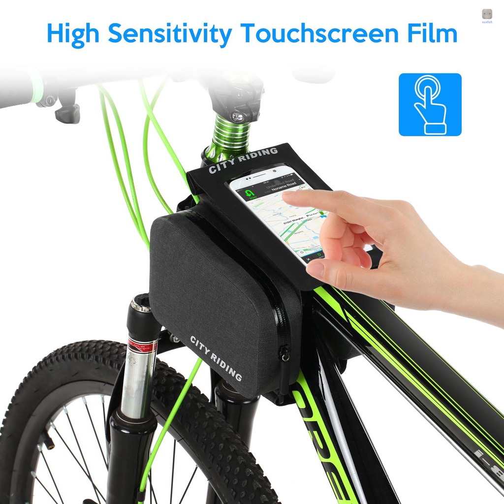 Túi Đựng Điện Thoại Gắn Khung Trước Xe Đạp Chống Nước Mưa Tiện Dụng