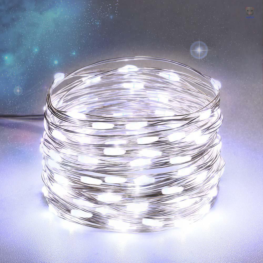 Dây Đèn Led Nhiều Màu Sắc Dùng Trang Trí Sân Vườn / Tiệc Giáng Sinh