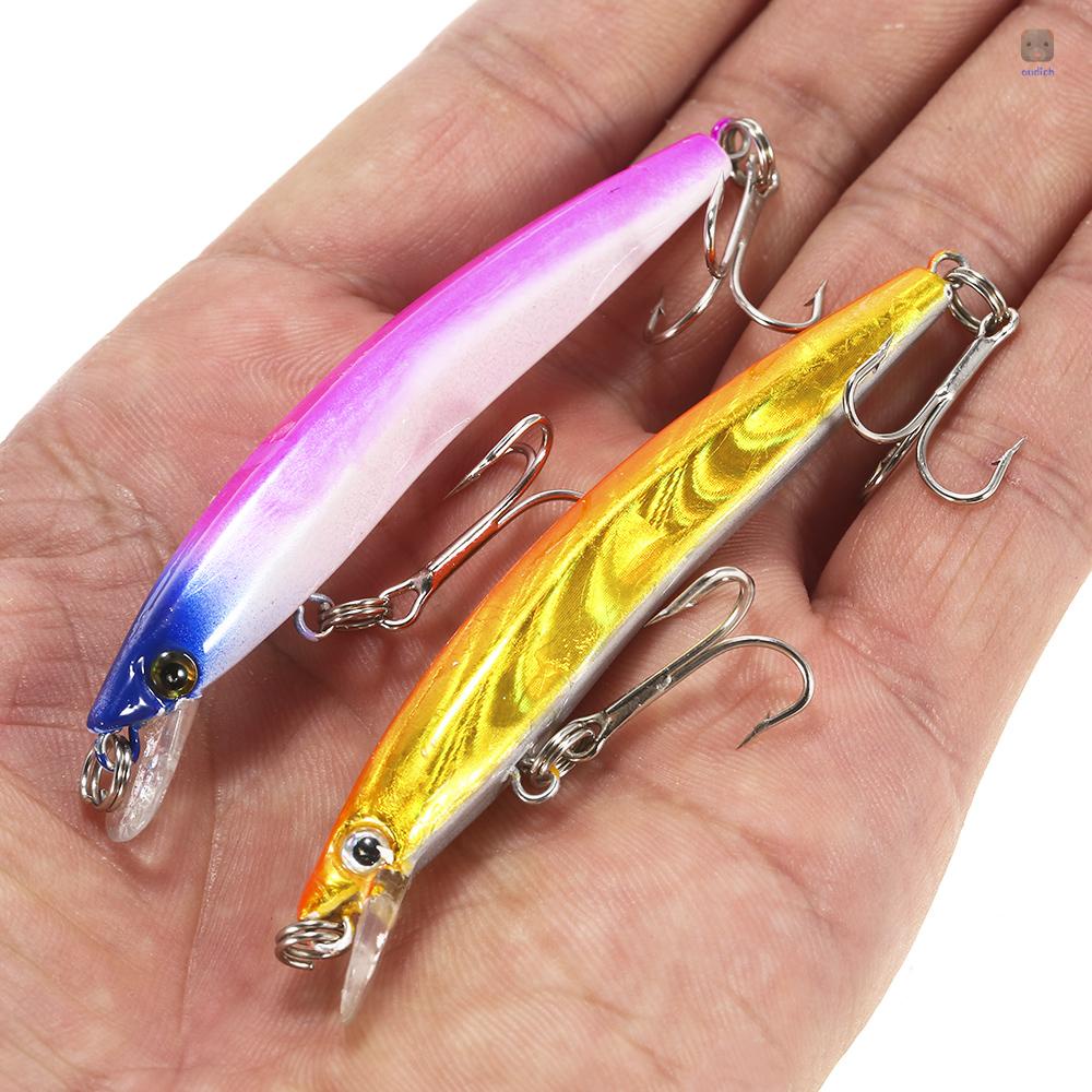 Lixada Set 5 Mồi Câu Cá Giả 0.3-0.9m 5g 80mm Chuyên Nghiệp #Set 6 Móc Treo Đồ 6 Móc Tiện Dụng