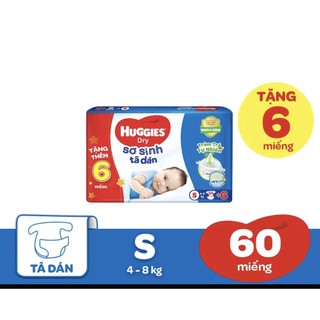 Tã dán huggies sơ sinh s54+6/s80+2