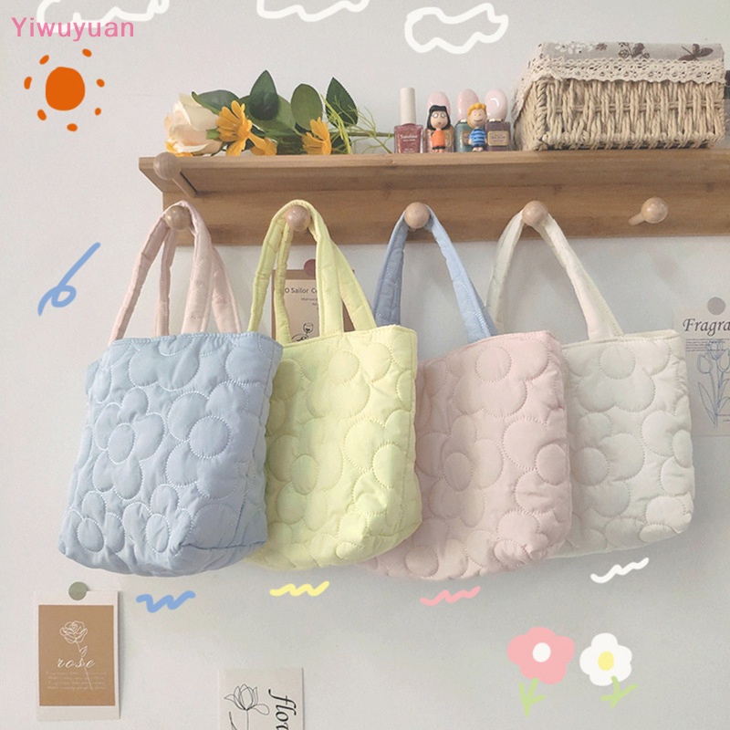 Túi Đựng Hộp Cơm Trưa Xách Tay Phong Cách Hàn Quốc Thời Trang Mới Cho Nữ