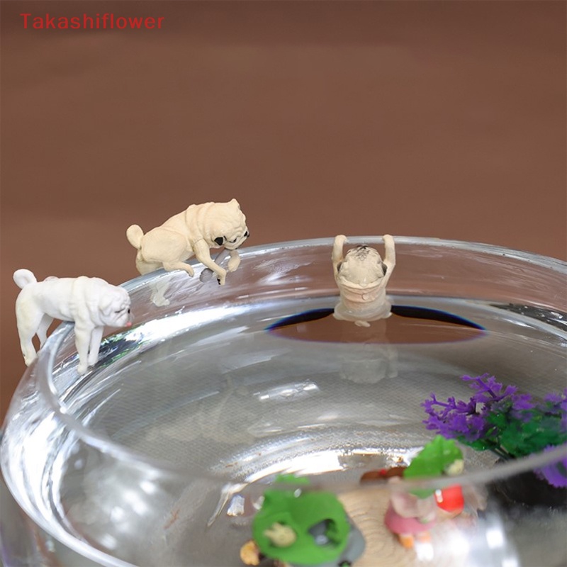 Phụ Kiện Treo Trang Trí Bể Cá Hình Chó Pug Dễ Thương