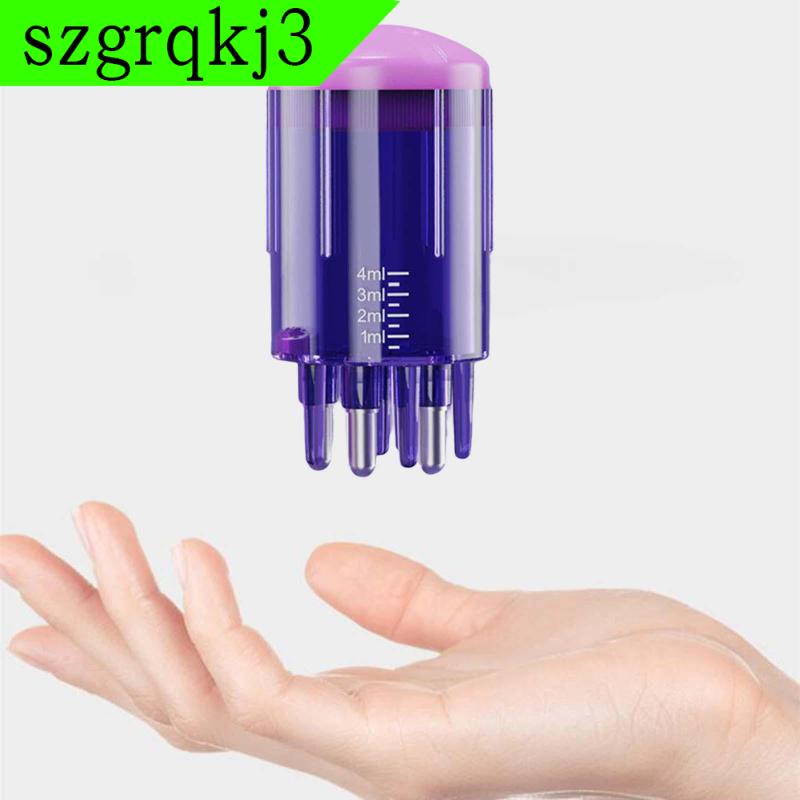 Bình Đựng Tinh Dầu Có Đầu Lược Chải Tóc Da Đầu 4ml szgrqkj3