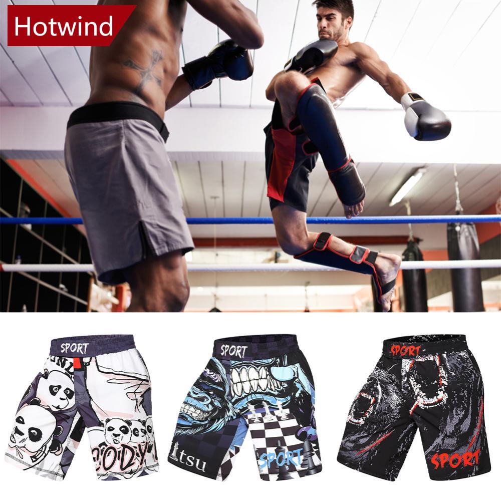 Quần Short Tập Boxing / Muay Thái Thoáng Khí Thời Trang Cho Nam Và Nữ D6Z4