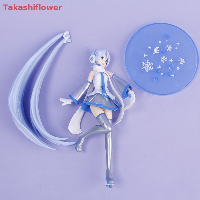 Mô Hình Nhân Vật Miku Bằng PVC Kích Thước 22CM Dùng Làm Quà Tặng Giáng Sinh