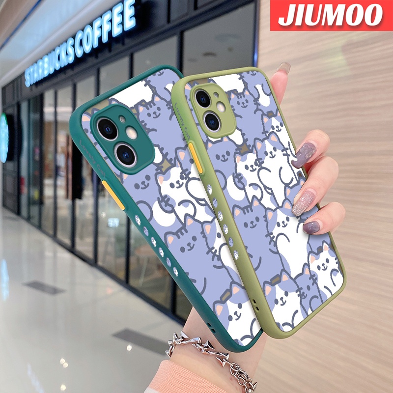 Ốp Điện Thoại Silicone Trong Suốt Nhám Chống Sốc In Hình Mèo Hoạt Hình Dễ Thương Cho Realme 3 3i 3 Pro