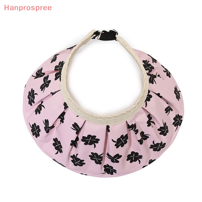 Hanprospree > Mũ Đi Biển Hở Chóp Có Thể Điều Chỉnh Vành Rộng Hình Cỏ Bốn Lá Hợp Thời Trang Mùa Hè Cho Nữ