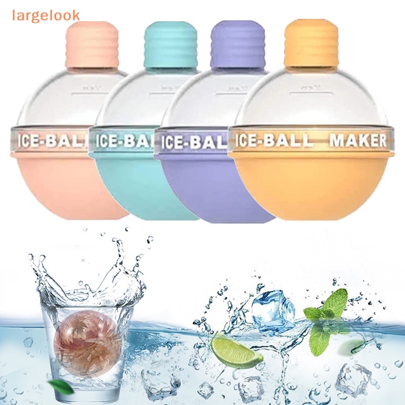 [Biglook] Khuôn Silicone Cấp Thực Phẩm Làm Đá Hình Tròn Nhiều Màu Sắc Mo