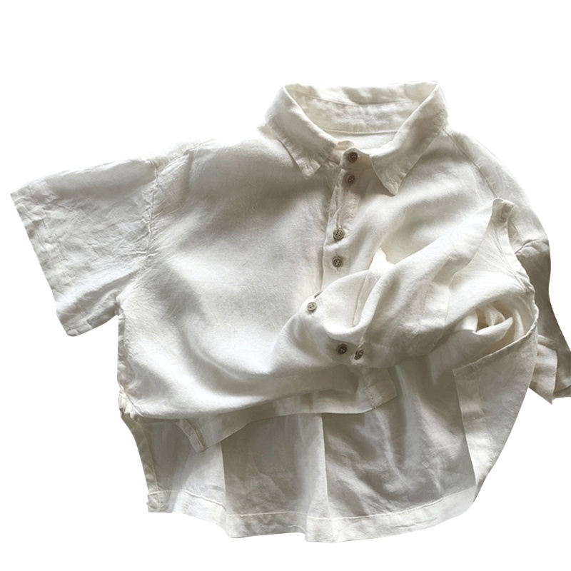 Áo Thun Cổ Bẻ Dáng Rộng Thời Trang Mùa Hè Cá Tính Cho Bé