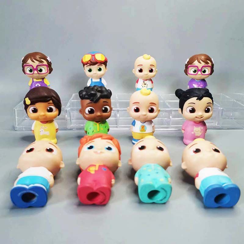 Cocomelon set Mô Hình Nhân Vật jj & family - Đồ Chơi Gia Đình - Bao Gồm jj, yoyo, tomtom, Và bingo the dog - Đồ Chơi Trẻ Sơ Sinh, Trẻ Sơ Sinh Và Trẻ Nhỏ