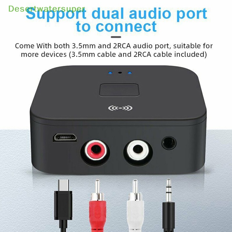 Thiết Bị Nhận Tín Hiệu Âm Thanh Bluetooth 5.0 RCA Jack 3.5mm AUX Không Dây