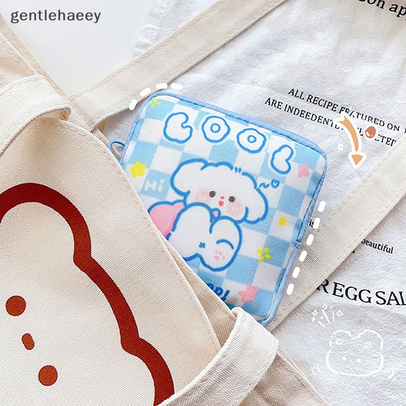 Túi Đựng Khăn Giấy / Đồ Trang Điểm Mini Họa Tiết Hoạt Hình Mang Đi Du Lịch Tiện Lợi