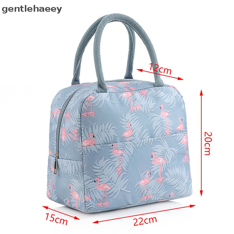 Túi Vải Canvas Cách Nhiệt Đựng Hộp Cơm Trưa Đa Năng Tiện Dụng Cho Nữ / Trẻ Em