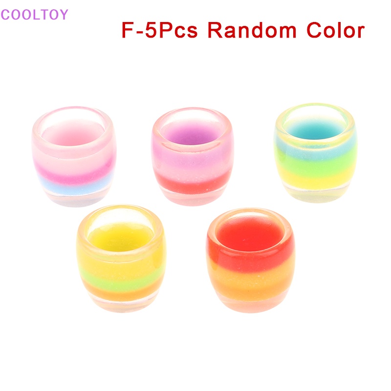 Set 5 Cốc Nước 1: 12 Dùng Để Trang Trí Nhà Búp Bê