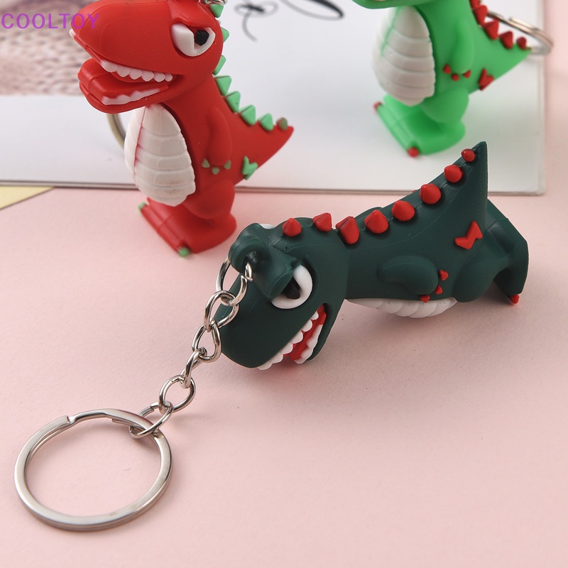 1 Móc Khóa Hình Khủng Long Dễ Thương Bằng PVC