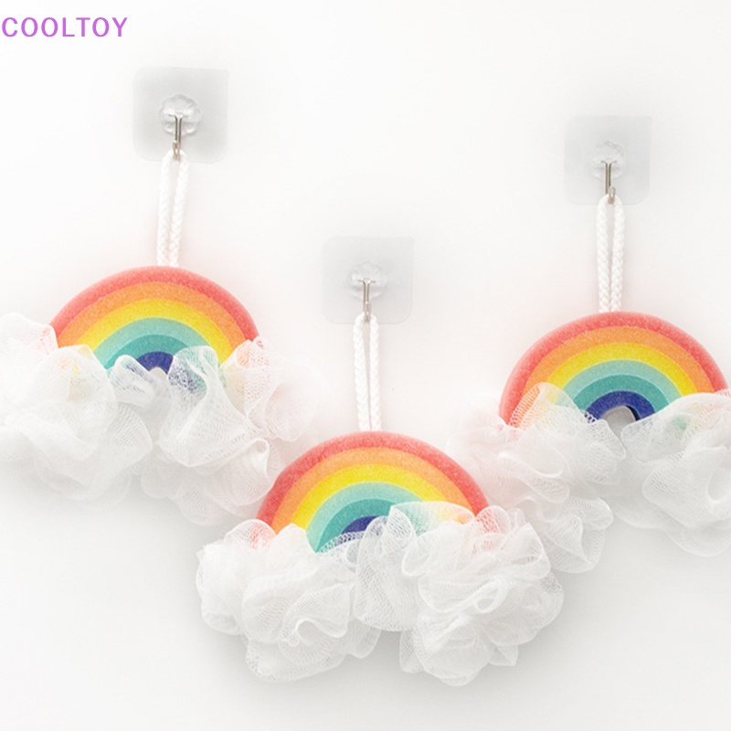 Bông Tắm Xơ Mướp Làm Mát Hình Giọt Nước Mưa Tiện Dụng