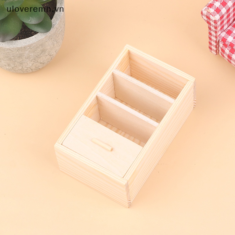 Mô Hình Tủ Sách 1: 12 Dùng Trang Trí Nhà Búp Bê