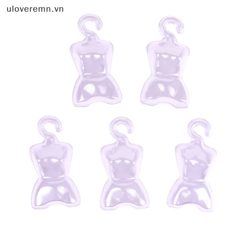 Set 200 Móc Nhựa Treo Quần Áo Búp Bê 11cm Dễ Thương