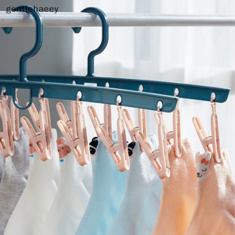 Móc Treo Vớ 8 Kẹp Tiện Dụng Cho Phòng Tắm