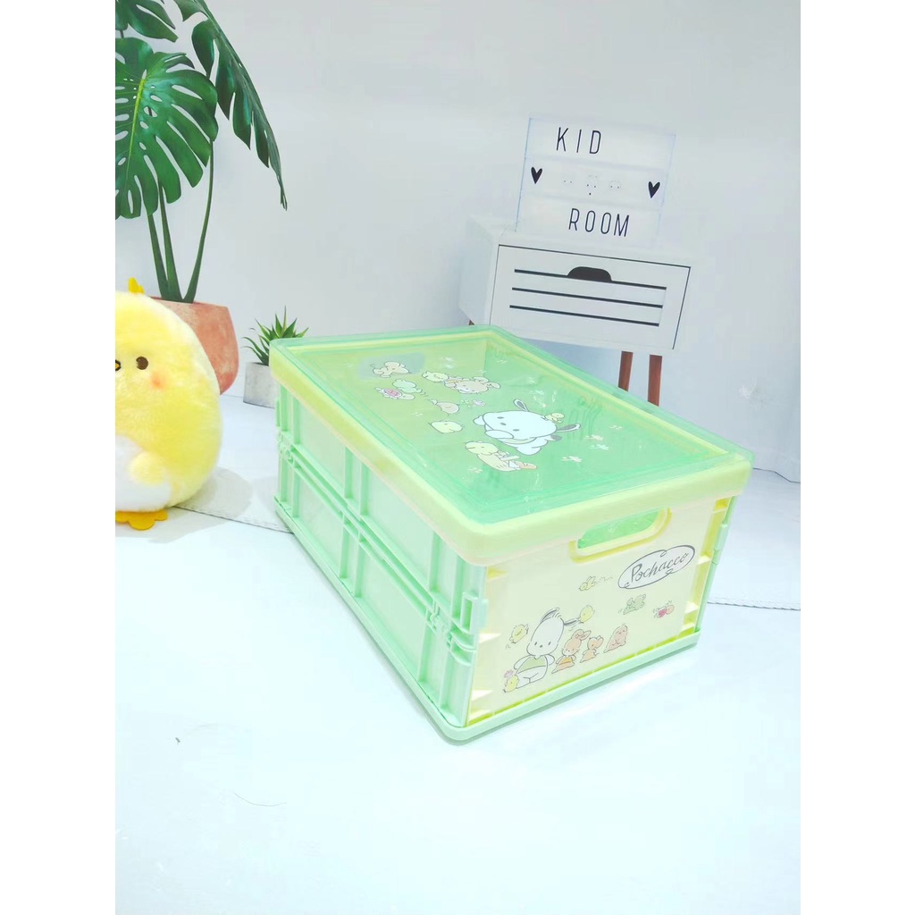 Hộp Đựng Mỹ Phẩm Để Bàn Hình Hello kitty / Cún Melody / Chó Gemini Kuromi Cinnamon Đáng Yêu
