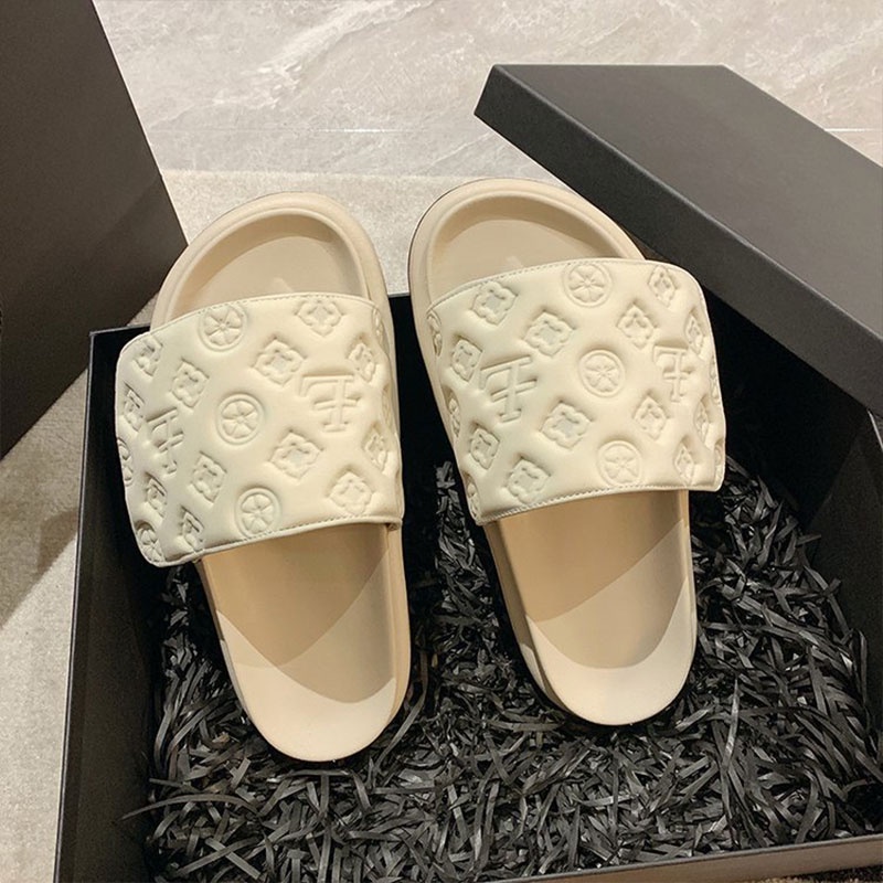 Dép Bánh Mì Quai Dán Đế Dày Thời Trang Dành Cho Nữ