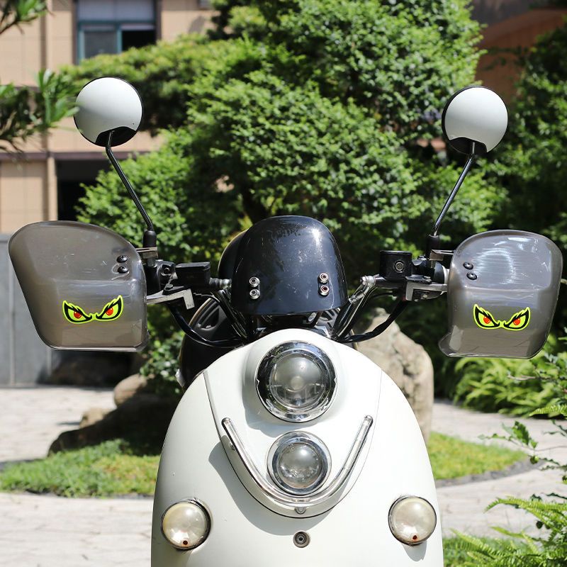 Xe điện handguard xe máy handguard kính chắn gió găng tay bảo hộ phong cách mới xe điện handguard xe máy tay lái xe máy lạnh-proof kính chắn gió ba-di