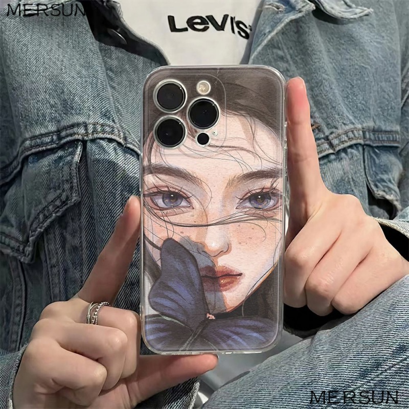 ✅Ốp Điện Thoại Mềm Chống Sốc Kiểu Dáng Đơn Giản Cho Iphone 11 14Pro Plus 13 78I 12 Max 6In Kzj