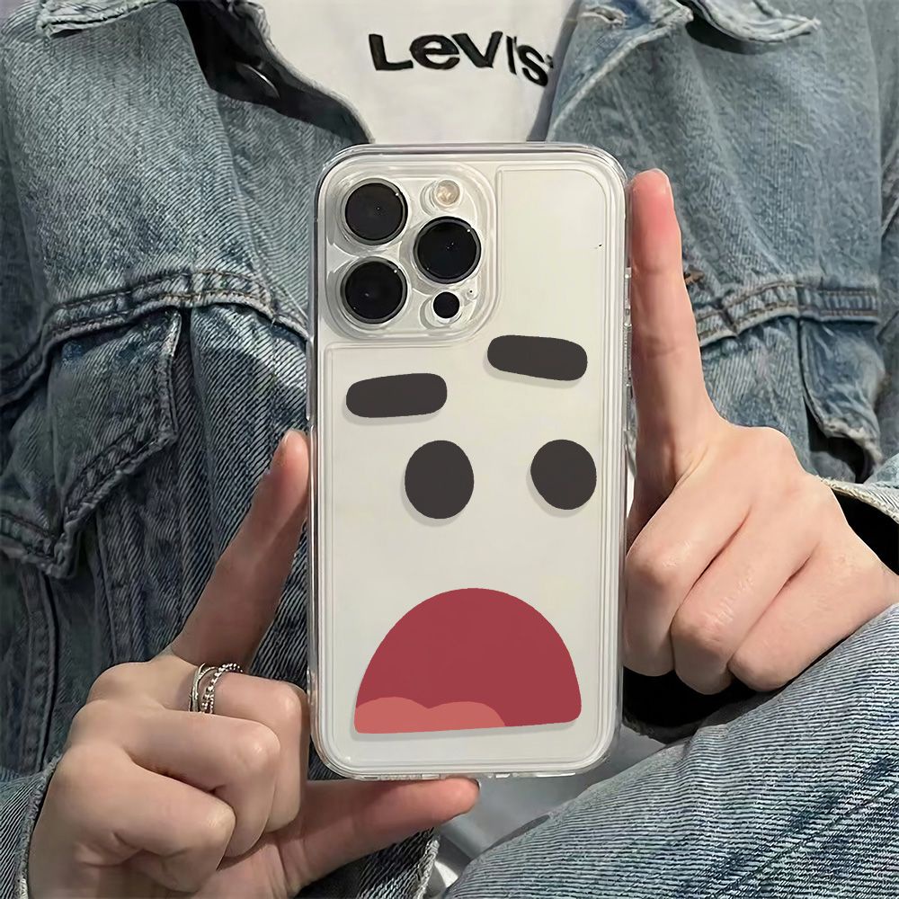 ✅Ốp Điện Thoại Mềm Chống Sốc Họa Tiết Nhãn Dán Đơn Giản Cho Iphone 6In 11 14Pro 1213Plus 78