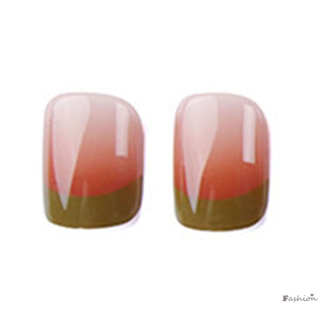 Móng Tay Giả Màu Xanh Lá / Đen Có Thể Tái Sử Dụng