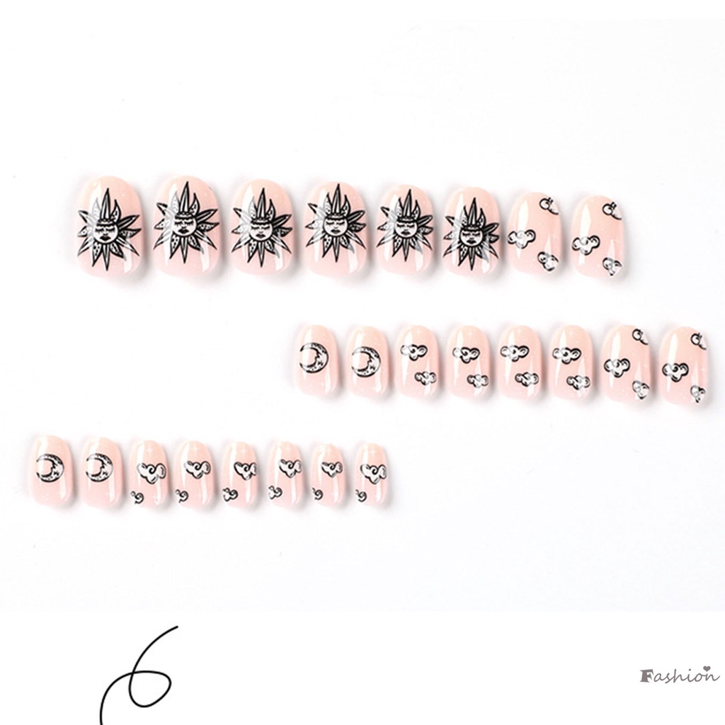 Móng Tay Hiệu Ứng Ngôi Sao Đám Mây Mặt Trăng Lâu Trôi Với