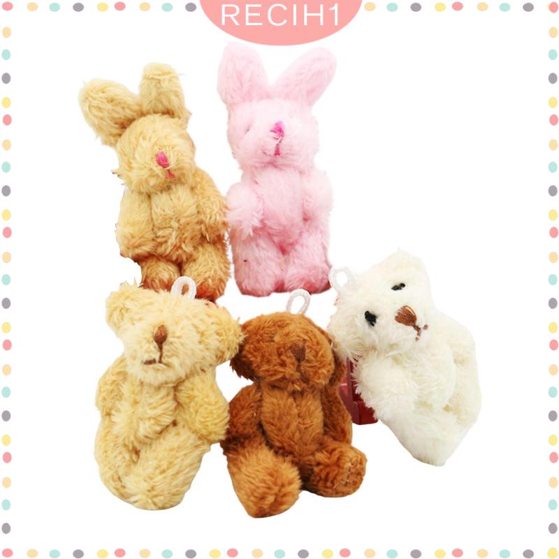 Set 5 Mô Hình Giỏ Treo Hình Thỏ Mini Tỉ Lệ 1 / 12 Trang Trí Nhà Búp Bê / Tiệc Tùng DIY