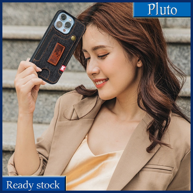 Ốp Điện Thoại Kiểu Ví Tiền Có Ngăn Thẻ Cho Iphone13 Pro / Iphone14