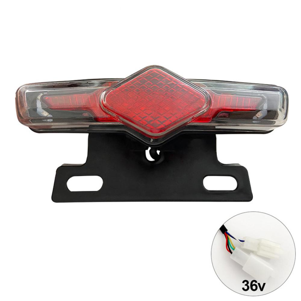 Đèn Cảnh Báo Giao Thông Gắn Đuôi Xe Đạp Điện D7U4 12V / 36V-60V