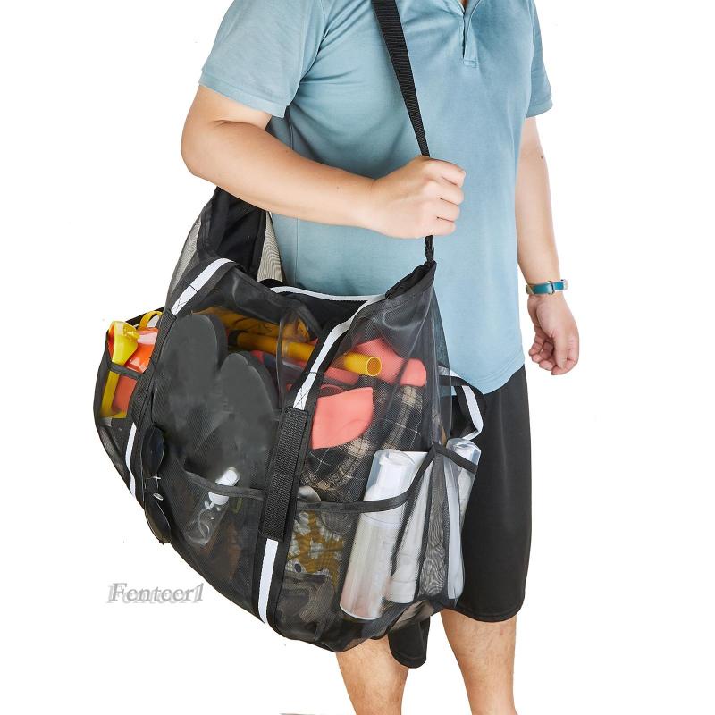 [Fenteer1] Túi Lưới Đựng Đồ Chơi Bơi Lội Ngoài Trời Cho Trẻ Em