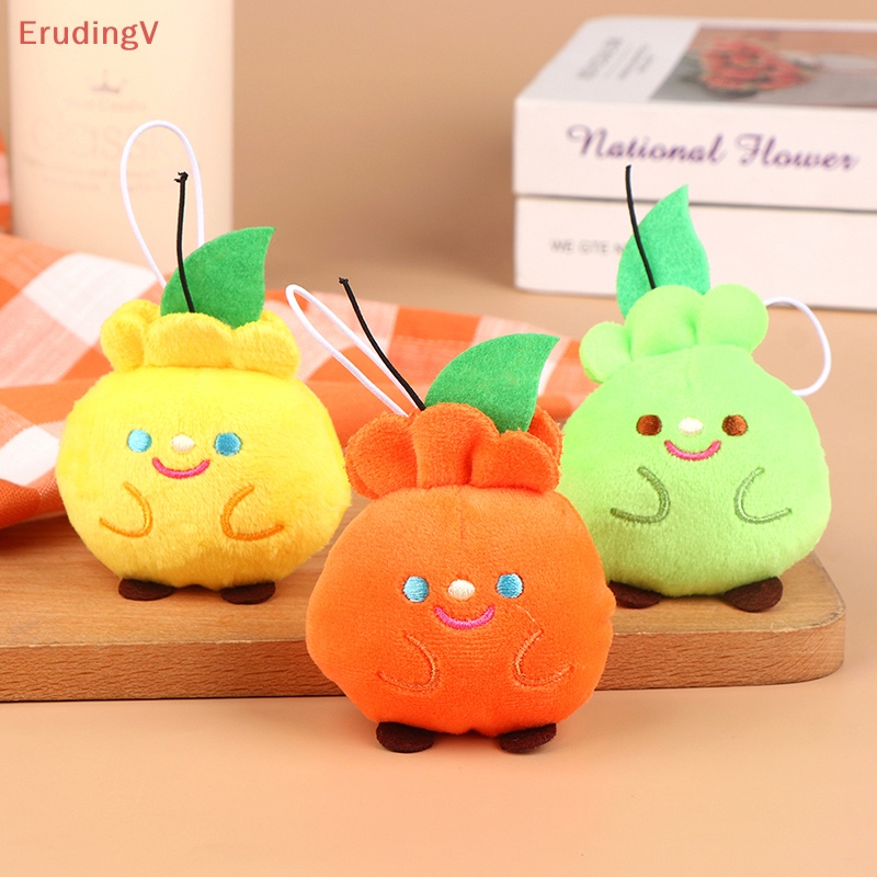 [ErudingV] 1 Búp Bê Nhồi Bông Mềm Hình Trái Cam Hoạt Hình Ba Lô Xe Hơi Quà Tặng Trẻ Em [Mới]