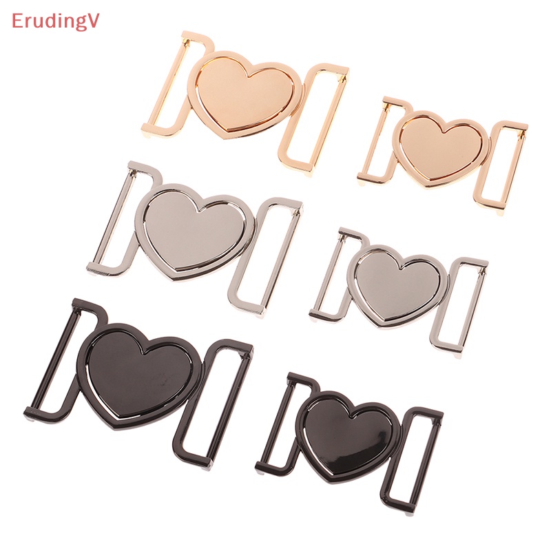 Khóa Cài Hình Trái Tim Bằng Hợp Kim Màu Vàng Bạc 30 / 40mm Chuyên Dụng Cho Dây Nịt / Áo Khoác / Da