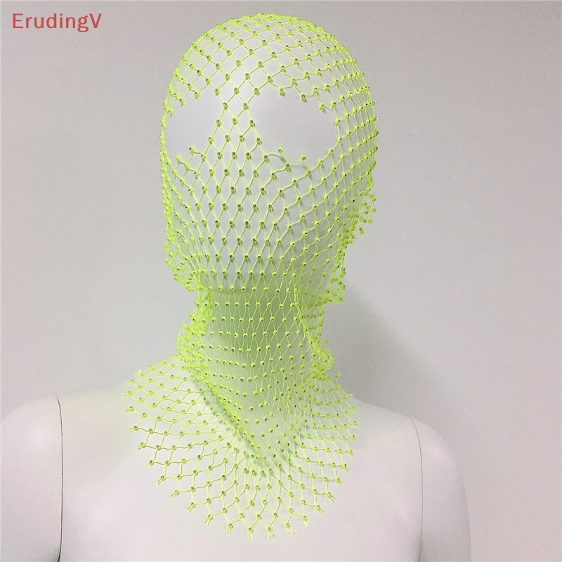 [ErudingV] Khăn Trùm Đầu Co Giãn Đính Kim Cương Giả Lấp Lánh Cho Nữ