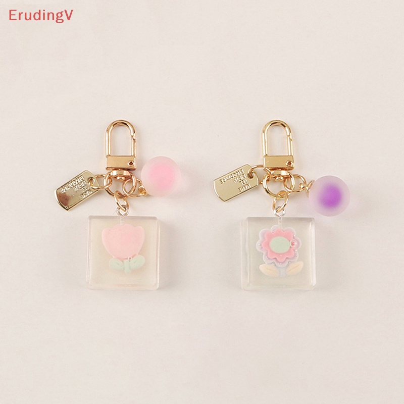 [ErudingV] Móc Khóa Resin Hình Hoa Cúc Sáng Tạo Dễ Thương Cho Nữ [Mới]