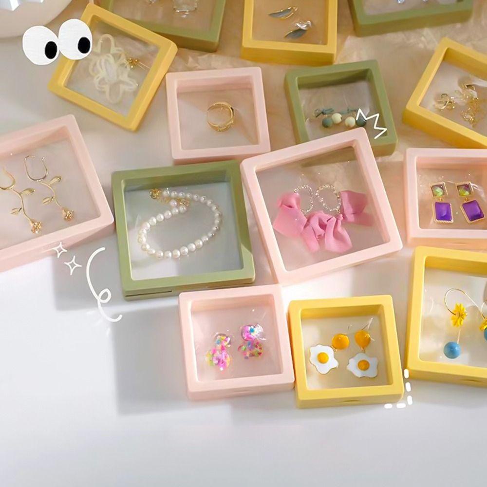KRNY Set 2 Hộp Nhựa PE Trưng Bày Trang Sức
