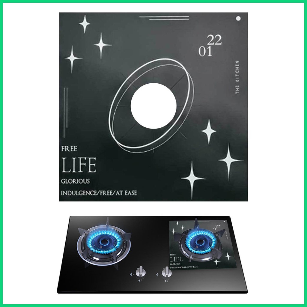 Tấm Lót Bảo Vệ Bếp Ga Cách Nhiệt Tái Sử Dụng Tiện Lợi