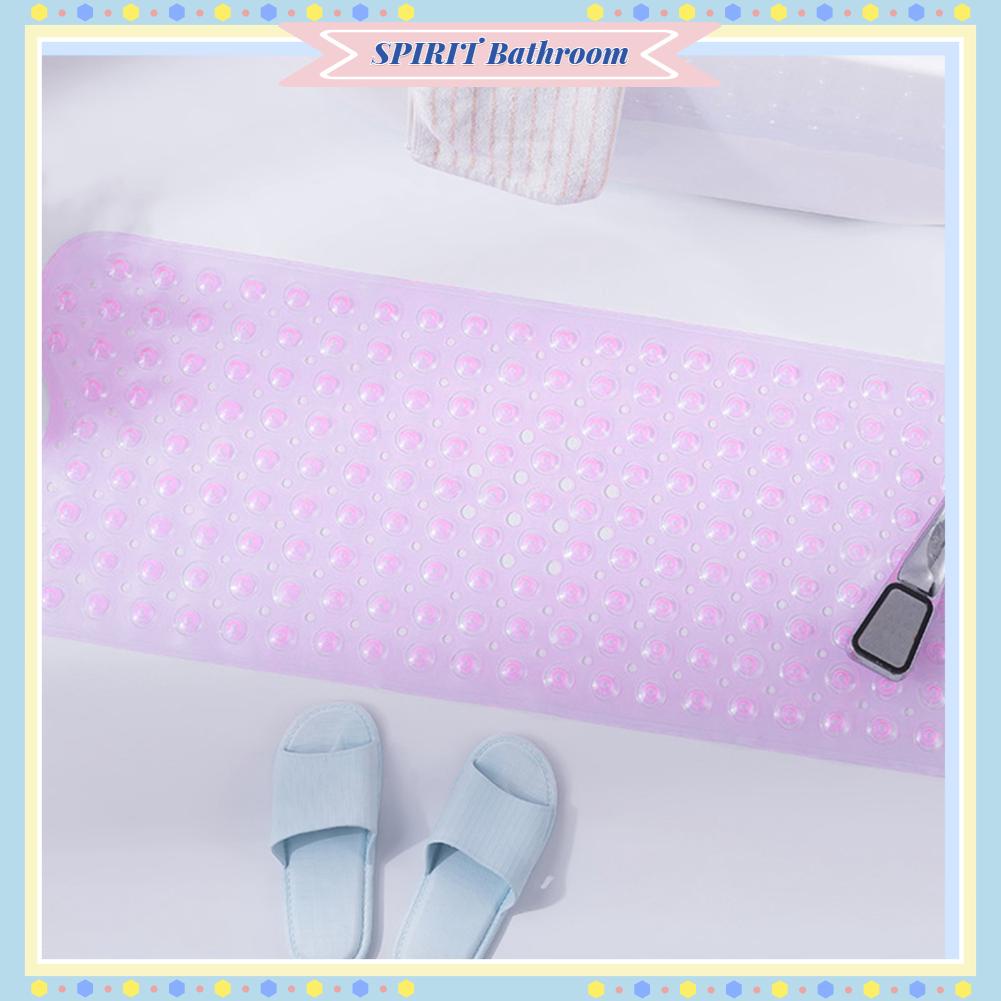 SPIRIT Bathroom Thảm nhà tắm 40x100cm PVC chống trượt dải dài có giác hút cho gia đình