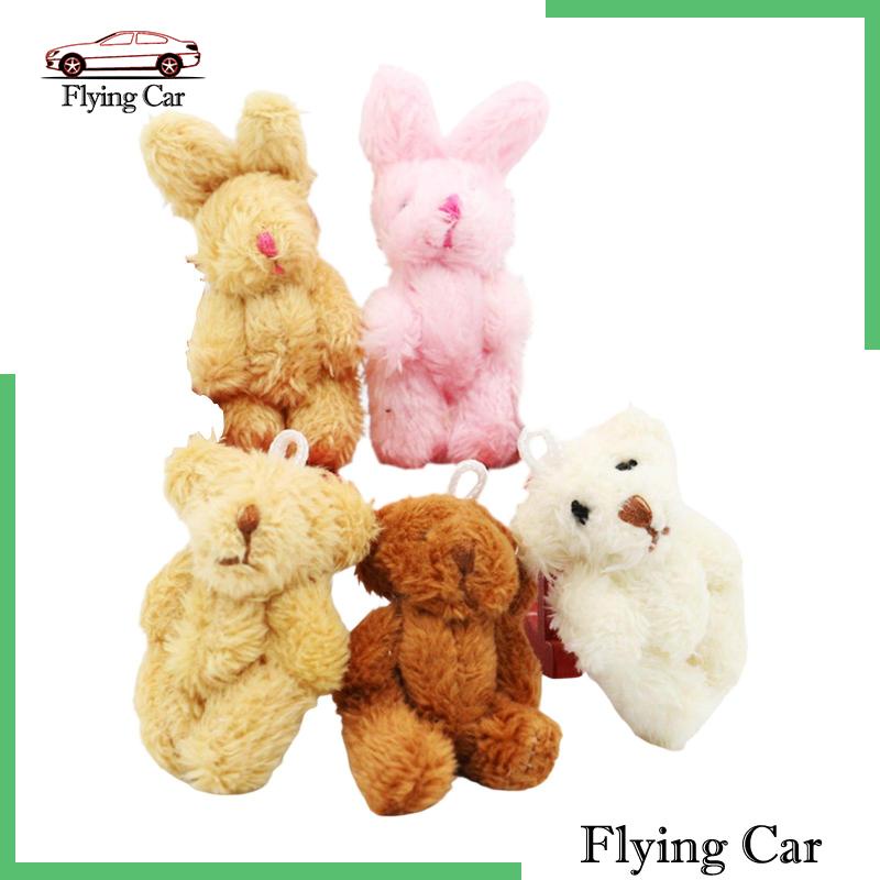 [Lzdjfmy2] 5 Mô Hình Thỏ Bông Thu Nhỏ 1 / 12 Trang Trí Tiệc Phục Sinh