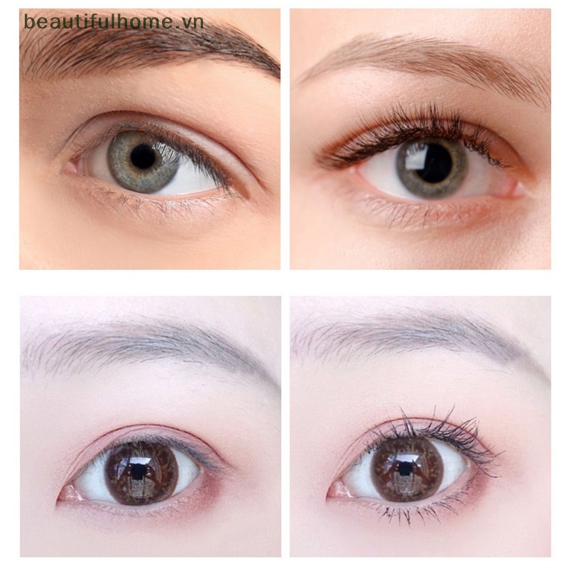 Bộ 8 Cặp Đệm Silicone Uốn Cong Lông Mi Nhiều Màu Tái Sử Dụng Được