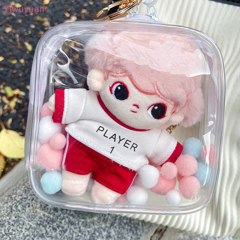 < Yiwuyuan > Túi Vuông Mini Đựng Đồ Chơi Búp Bê Hoạt Hình Trong Suốt Ngoài Trời Dễ Thương Mới