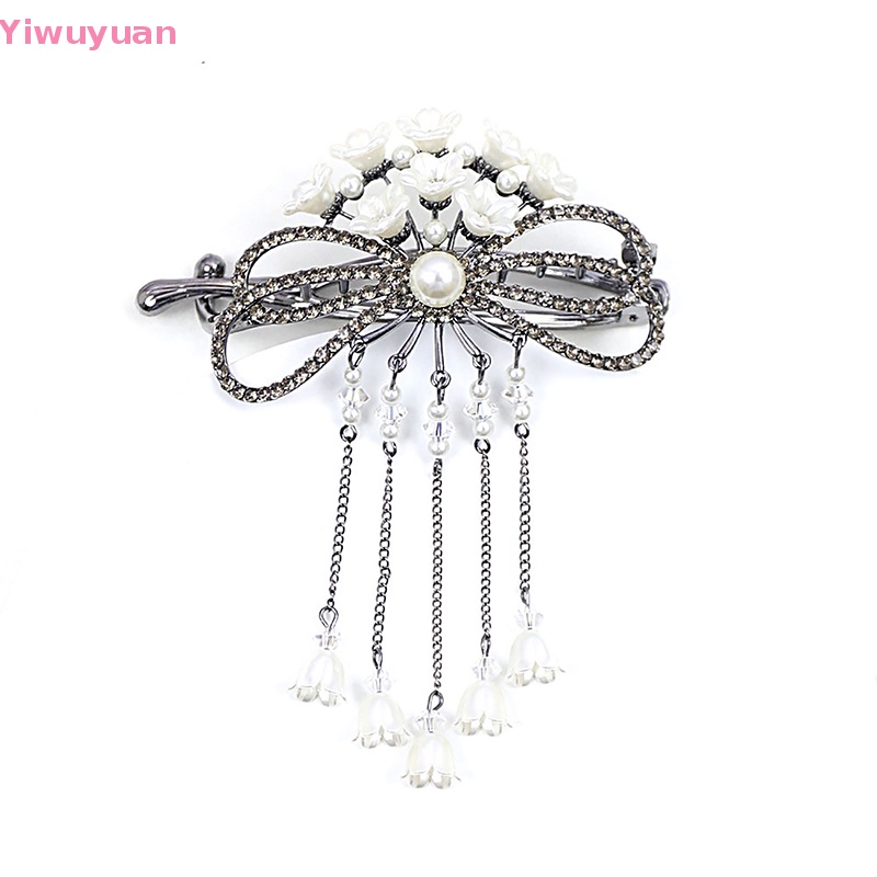 Kẹp Tóc Hình Hoa Đính Ngọc Trai Nhân Tạo Thời Trang